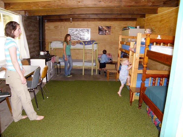 mount royal bunkhouse interior