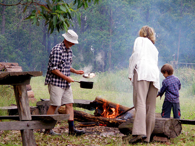 mount royal bunkhouse campfire