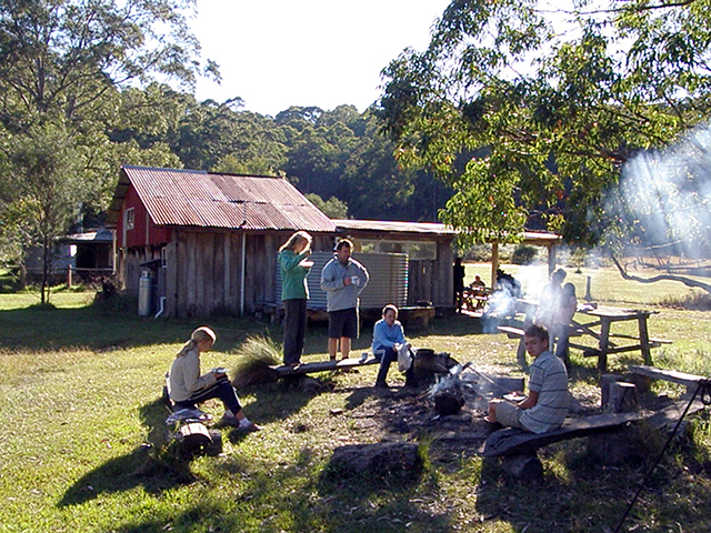 camping cooking campfire