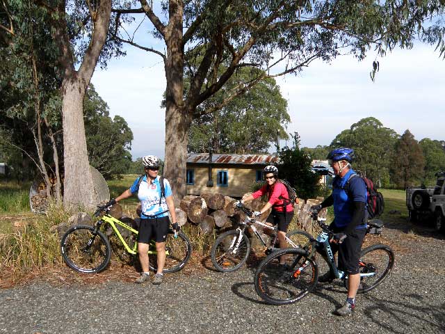 mountain biking bush walk